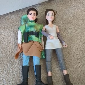 Star Wars Princess Leia & Rey Action Figures